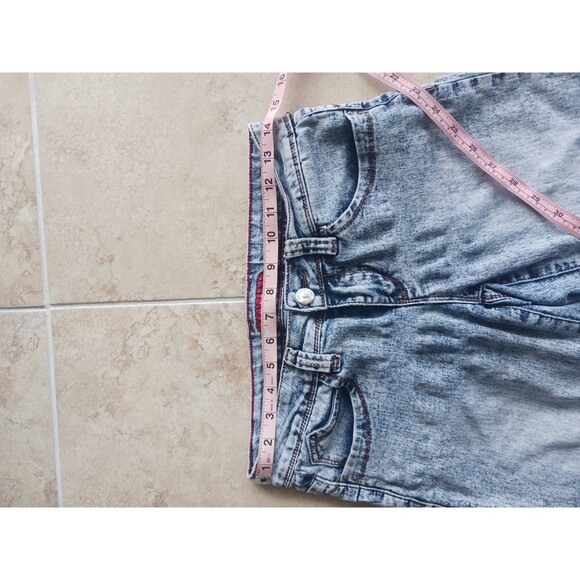 YMI Wannabettabutt Womens Skinny Jeans Size 7 Acid Wash Denim Stretch Y2K Low - Picture 7 of 16